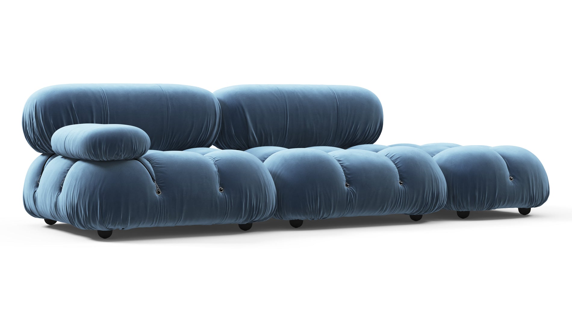 Bellini SofaAegean Blue Samt