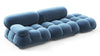 Bellini Sofa - Aegean Blue Velvet - Image 3