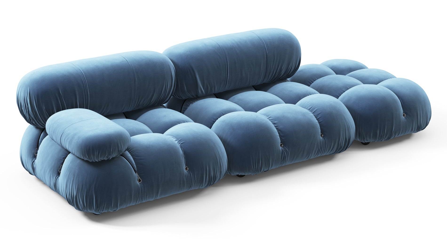 Bellini SofaAegean Blue Samt