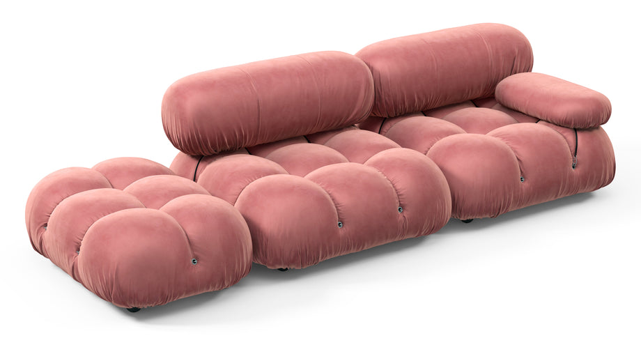 Bellini SofaBlush Pink Velvet