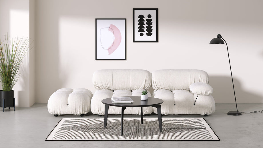 Bellini SofaWhite Boucle