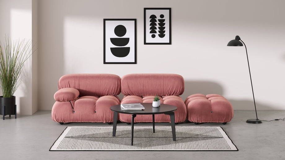 Divano BelliniBlush Pink Velvet