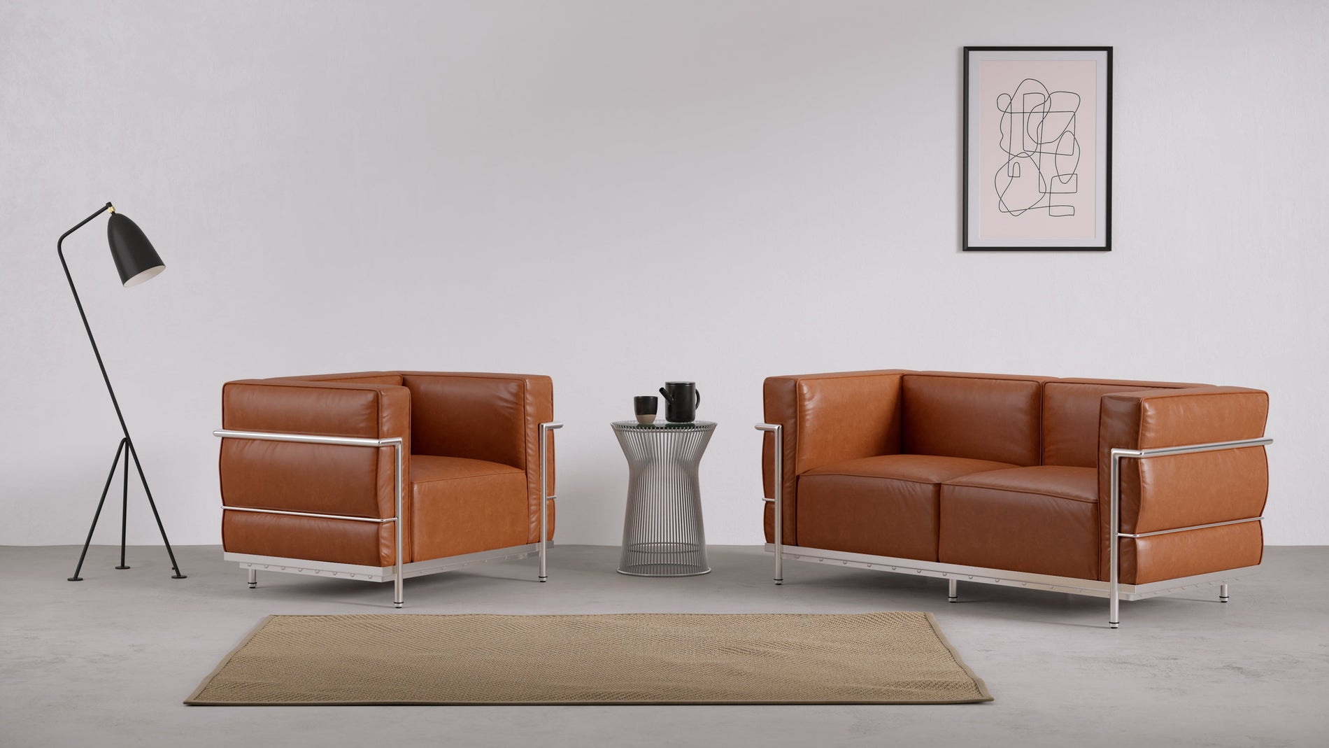 CorbusierTan Premium Leather