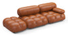 Bellini Sofa - Tan Premium Leather - Image 3