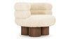 Lana - White Long Hair Sherpa - Image 2