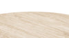 Saturn - Saturn - Saturn Round Pedestal Dining Table, Travertine, 48in - Image 6