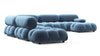 Bellini Large Sectional - Aegean Blue Velvet - Image 2