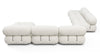 Bellini Large Sectional - White Boucle - Image 3