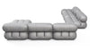 Bellini Large Sectional - Light Gray Velvet - Image 3