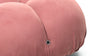 Bellini Large Sectional - Blush Pink Velvet - Image 5