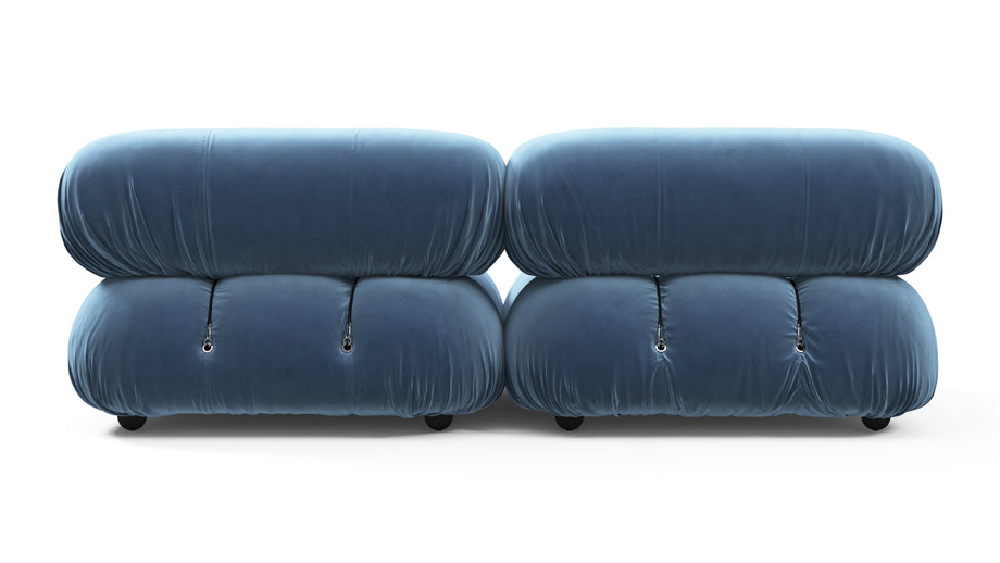 Bellini SoffaAegean Blue Velvet