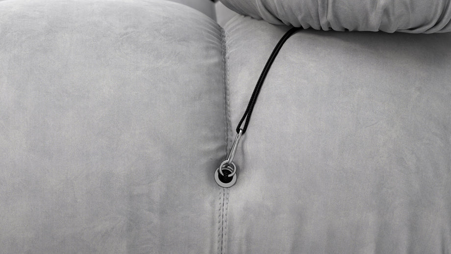 Bellini SofaLight Gray Velvet