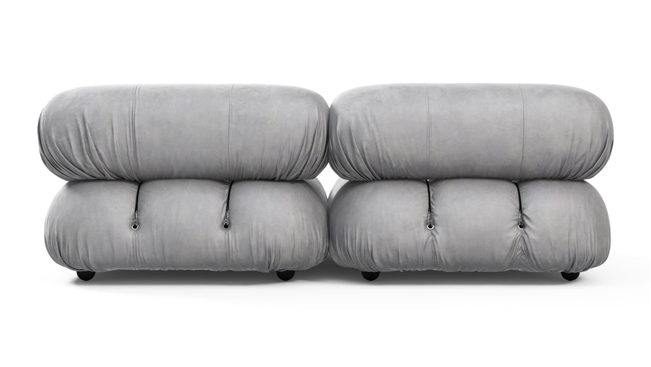 Bellini SofaLight Gray Velvet