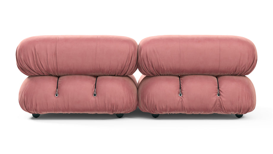 Bellini SoffaBlush Pink Velvet