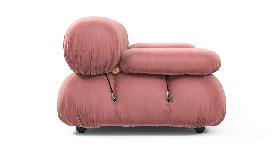 Bellini SoffaBlush Pink Velvet