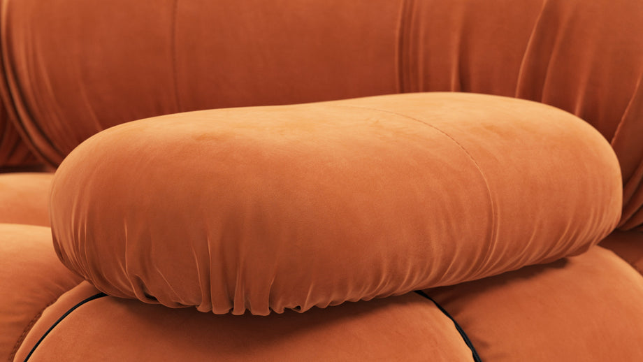 Bellini SoffaApricot Velvet