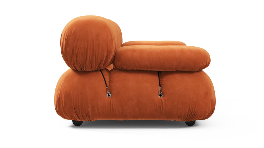 Bellini SoffaApricot Velvet