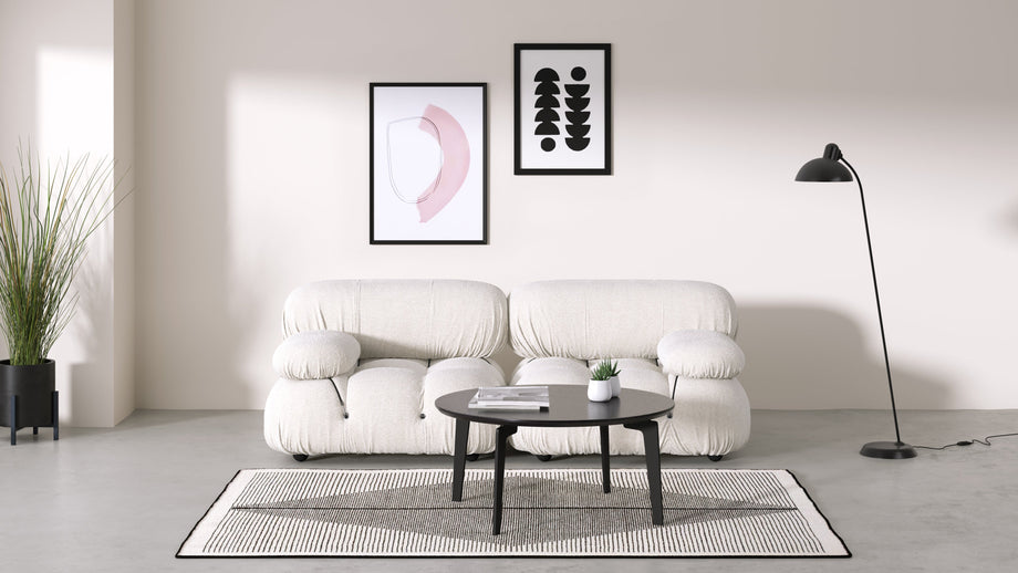 Bellini SoffaWhite Boucle