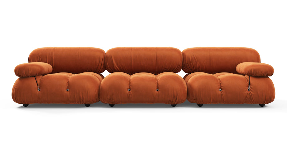 Bellini SofaApricot Velvet