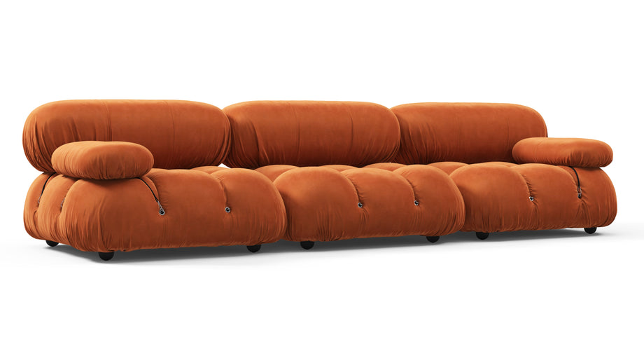 Bellini SofaApricot Velvet