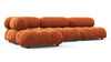 Bellini Sectional - Apricot Velvet - Image 2