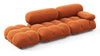 Bellini Sofa - Apricot Velvet - Image 3