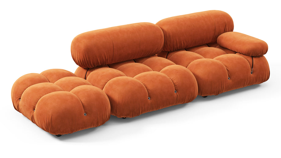 Bellini SofaApricot Velvet