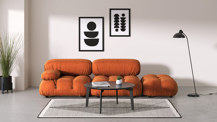 Divano BelliniApricot Velvet