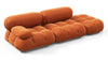 Bellini Sofa - Apricot Velvet - Image 3