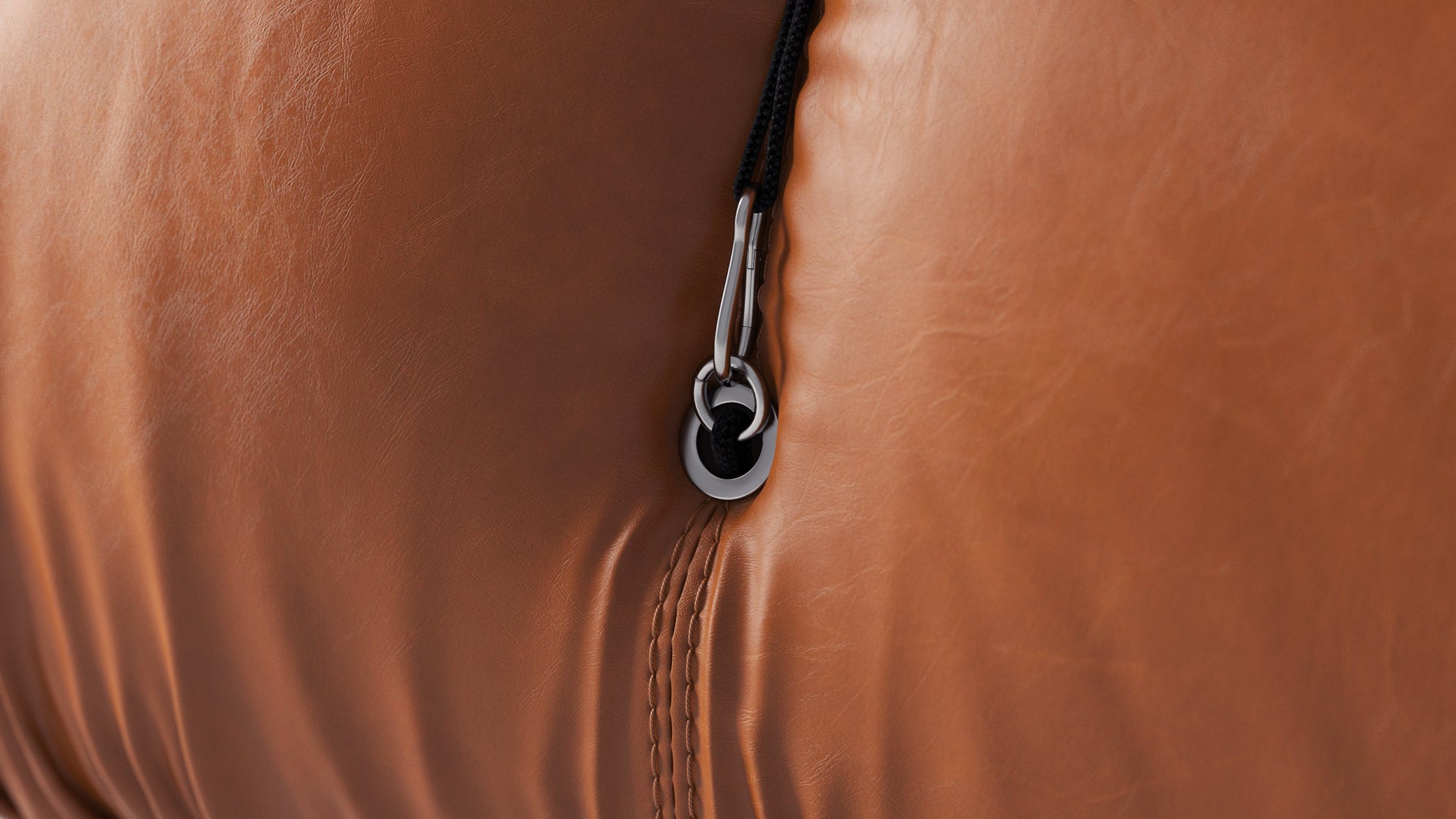 Bellini SectionalTan Premiumleder