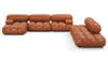 Bellini Large Sectional - Tan Premium Leather - Image 1
