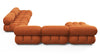 Bellini Large Sectional - Apricot Velvet - Image 4