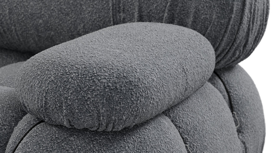 Bellini stor sektionssengGray Boucle