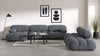 Bellini Large Sectional - Gray Boucle - Image 7