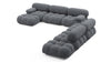 Bellini Large Sectional - Gray Boucle - Image 3