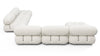 Bellini Large Sectional - White Boucle - Image 4