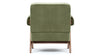 Jeanneret Lounge Chair - Olive Green Velvet - Image 4