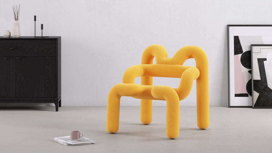 ExtremExtrem - Extrem Lounge Chair, Yellow