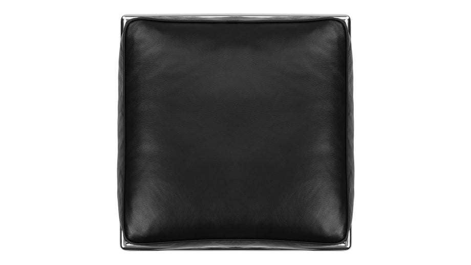 CorbusierMidnight Black Premium Leather