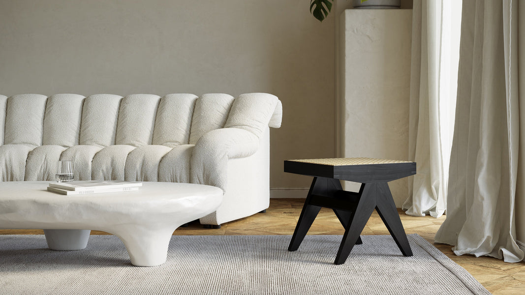 Sgabello basso JeanneretBlack