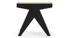 Jeanneret Low Stool - Black - Image 3