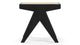 Jeanneret Low Stool - Black - Image 3