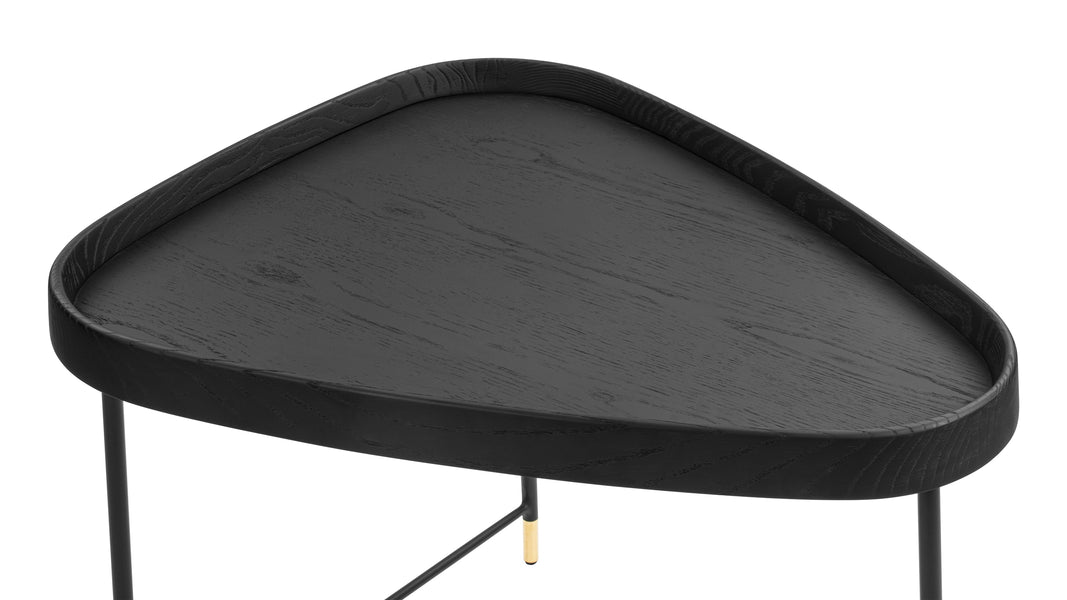 RemyRemy - Remy Side Table, Black Ash Veneer