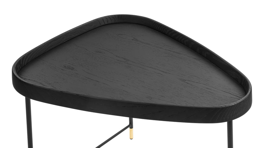 RemyRemy - Remy Side Table, Black Ash Veneer