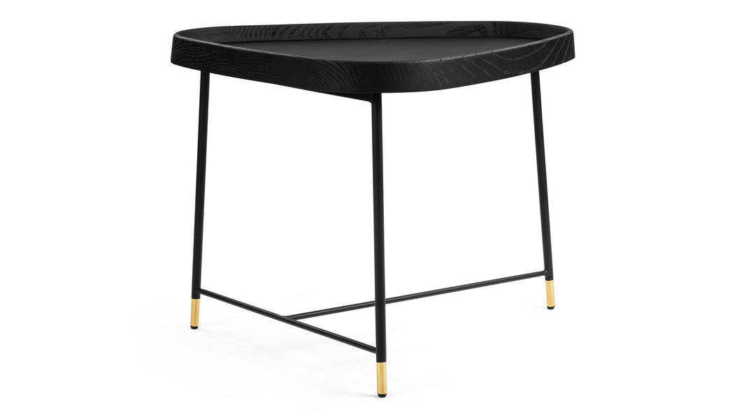 RemyRemy - Remy Side Table, Black Ash Veneer