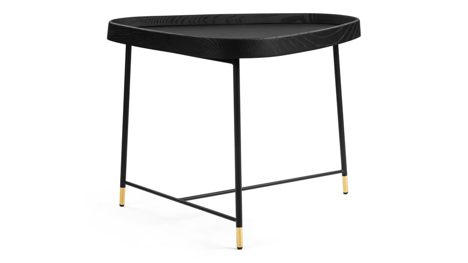 RemyRemy - Remy Side Table, Black Ash Veneer