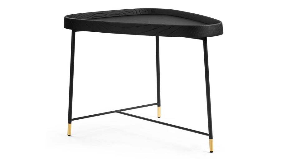 RemyRemy - Remy Side Table, Black Ash Veneer
