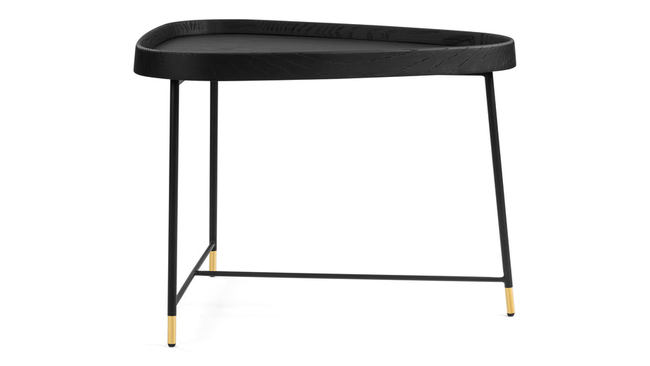 RemyRemy - Remy Side Table, Black Ash Veneer