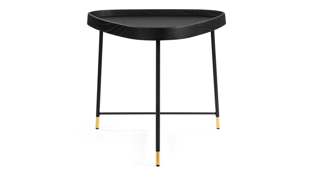 RemyRemy - Remy Side Table, Black Ash Veneer