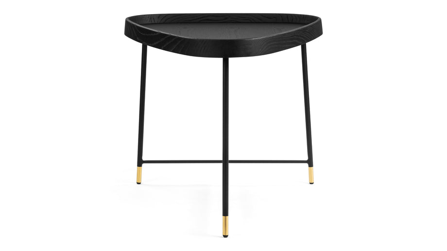RemyRemy - Remy Side Table, Black Ash Veneer